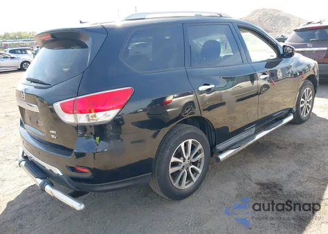 2014 Nissan Pathfinder Sv z USA, uszkodzony, nr VIN 5N1AR2MM2EC667527